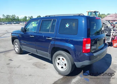 2016 Jeep Patriot Sport from USA, damaged, VIN 1C4NJPBA3GD678553
